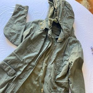 Miss London army green jacket